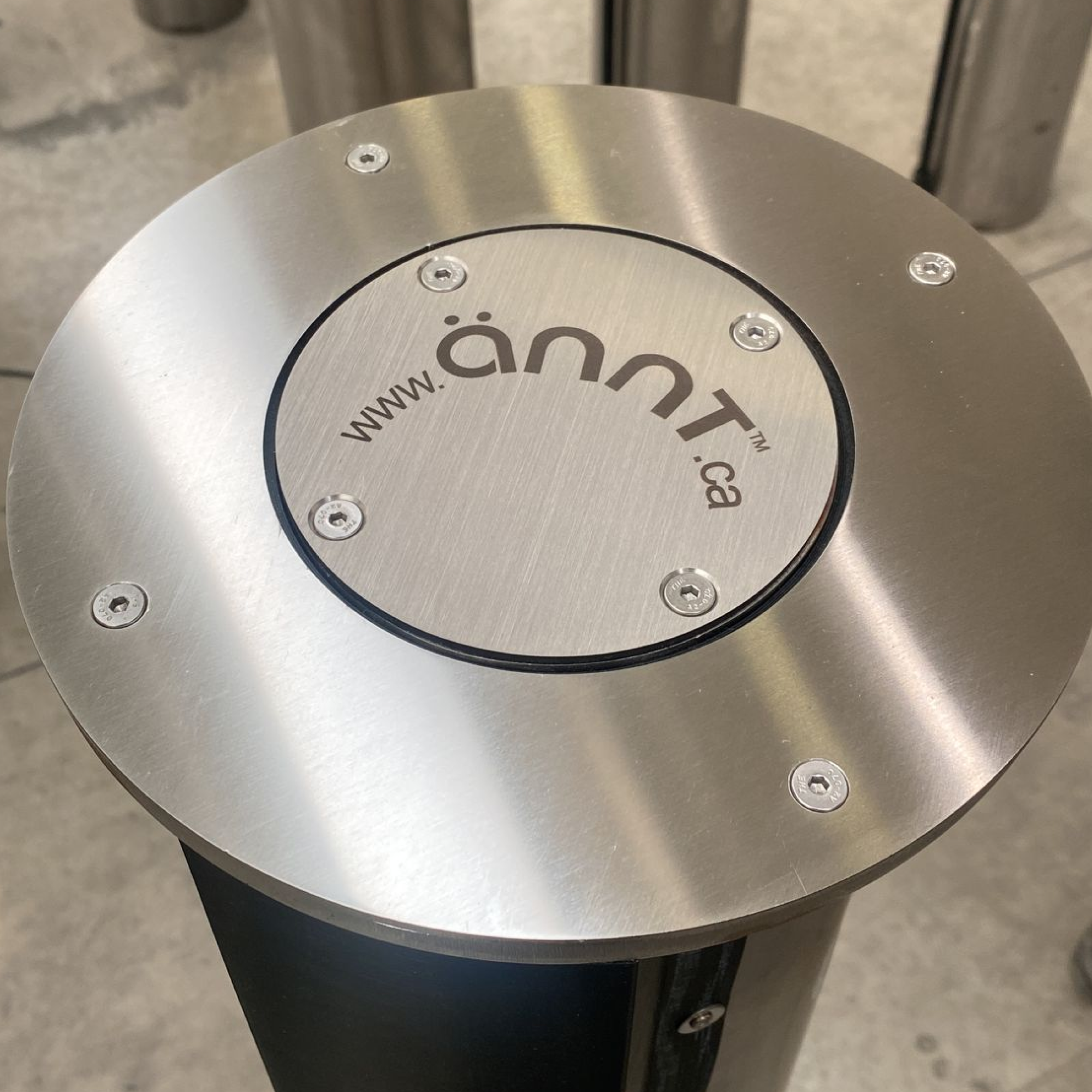 Stainless Steel Automatic Retractable Bollard - Available Spring 2024